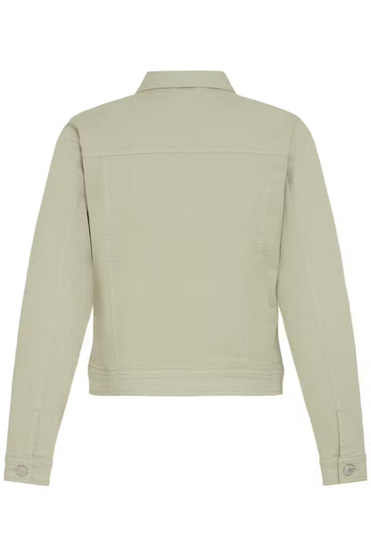 Fransa Twill short jacket in Desert Sage 20609189
