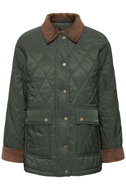 Byoung Bellini Quilted Jacket with Cord Collar and Cuffs 20819092
