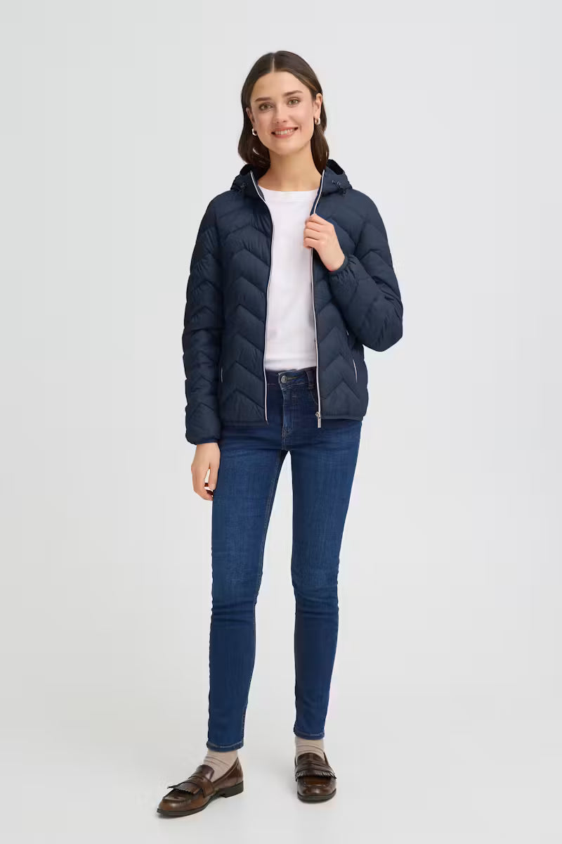Fransa Lightweight Padded Jacket with Hood 20609336