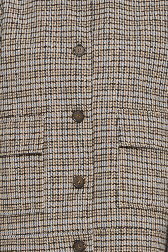 Fransa Antoinette Short Check Jacket