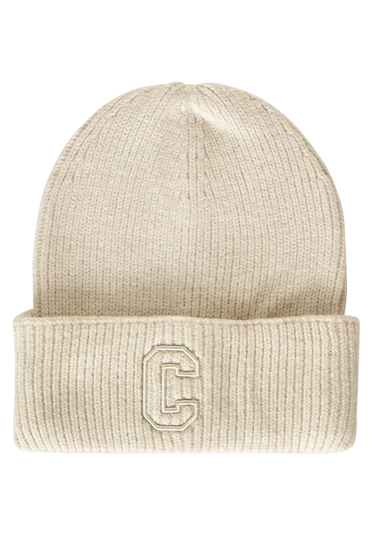 Cecil knitted beanie hat in red or cream 572206