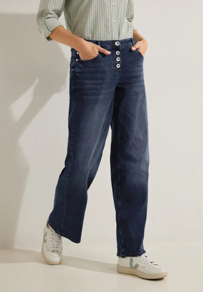 Cecil Wide leg high waist jeans  30" leg376936 1