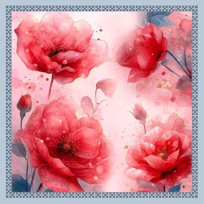 Chiffon Feel small square neckerchief