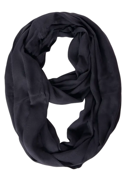 Cecil plain colour loop scarf in red or navy 572180