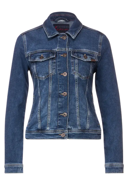 Street One denim jacket indigo wash 211939