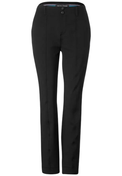 Street One Smart Chino Trouser in Black or Navy 376962