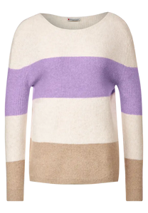 Street One colour block knit lilac or green 3