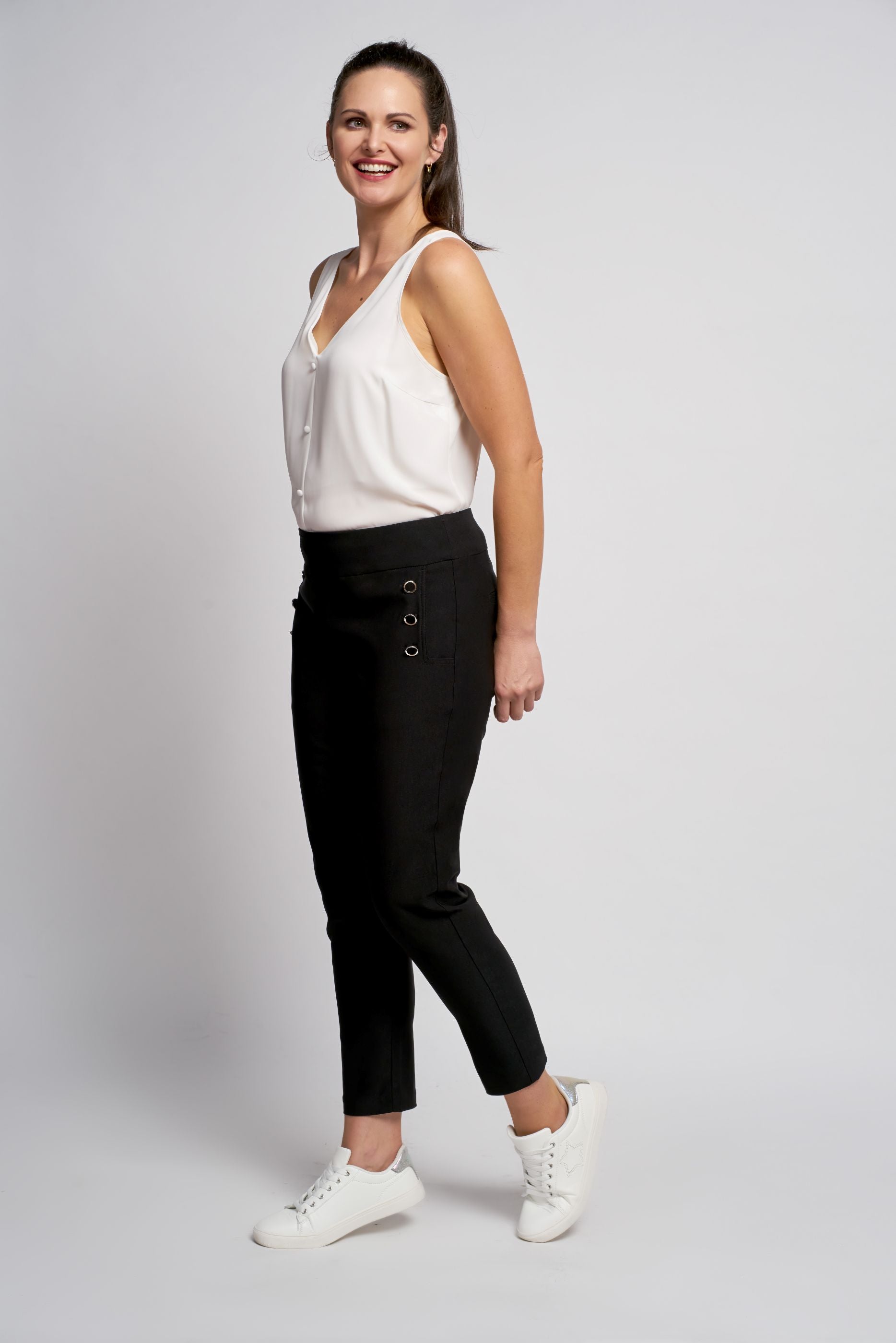 Pinns Figure Sculpting Ankle Grazer Trousers All Colours