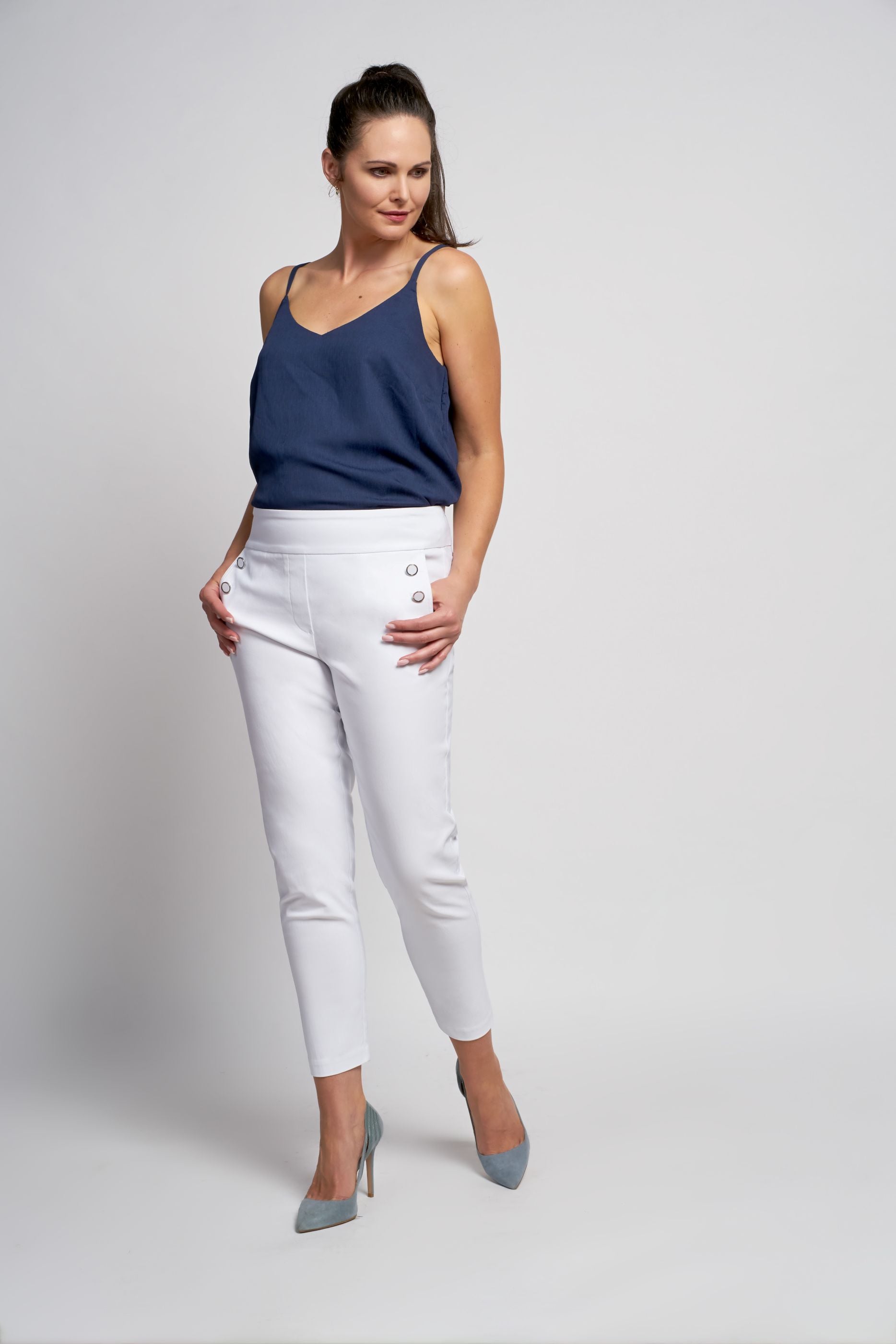 Pinns Figure Sculpting Ankle Grazer Trousers All Colours