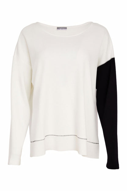 Naya Contrast sleeve sweatshirt Nas26228