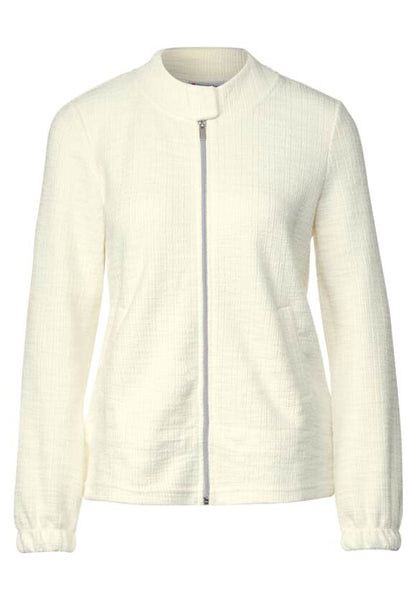 Street One Textured soft jacket in Off White or Jade 321148