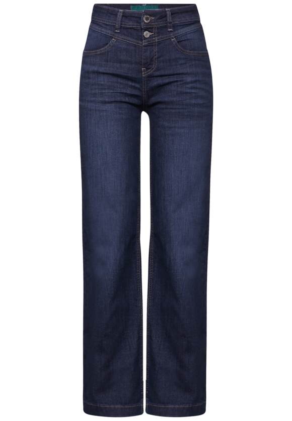 Street One 28" Dark Denim Wide leg jeans 377474 New