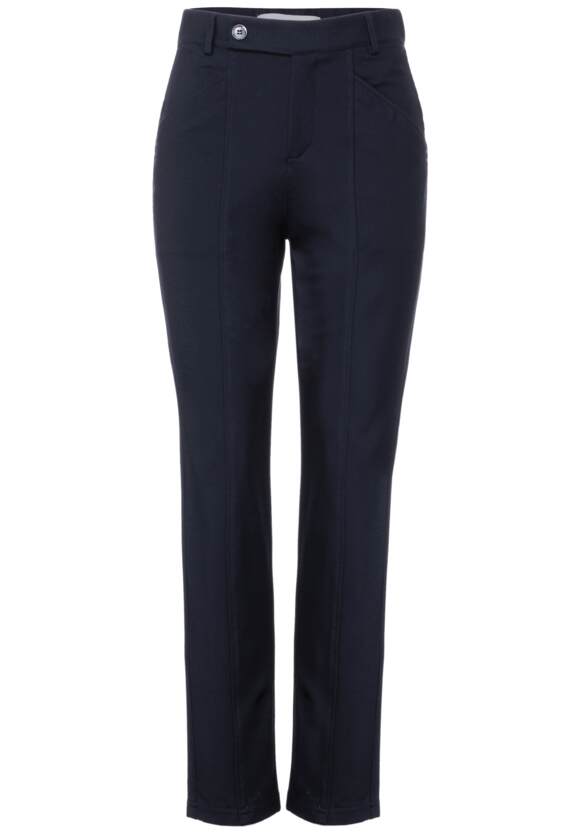 Street One Navy Punto Di Roma Tapered trousers 30" leg 377364