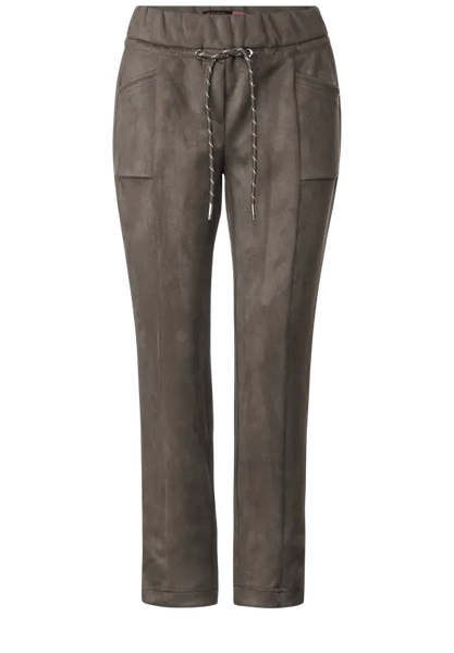 Cecil  faux suede casual trouser 376942