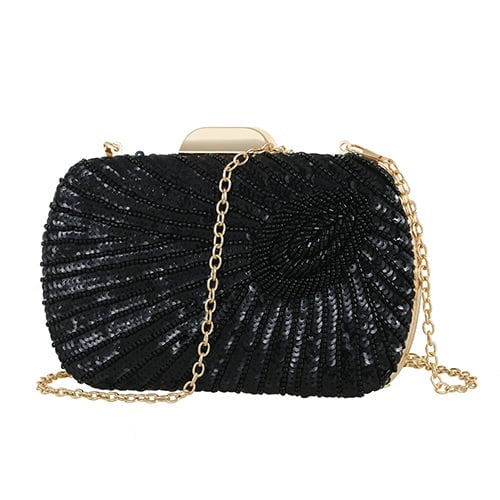 Peacock embellished clutch Bag.