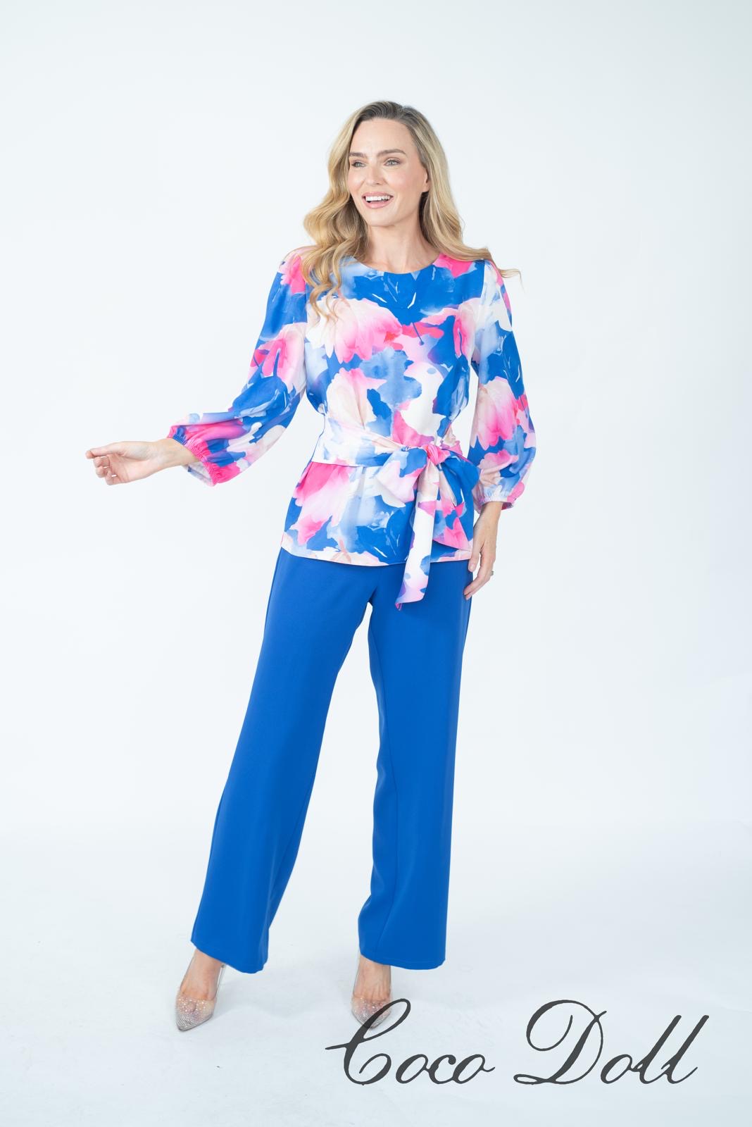 Coco Doll Gem/Tribe Royal print co-ord Cd58