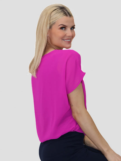 Kate And Pippa Eva Top - Magenta