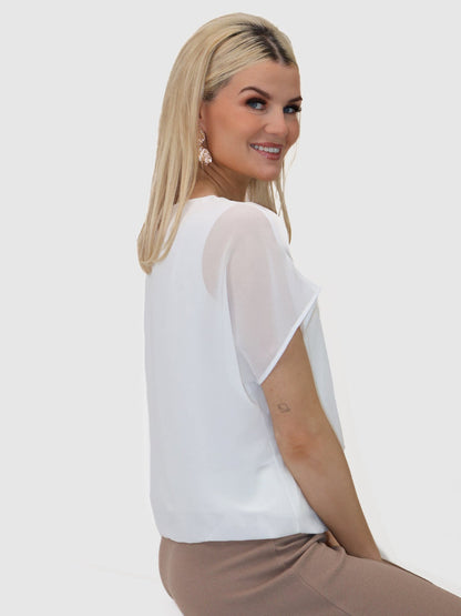 Kate And Pippa Eva top - White