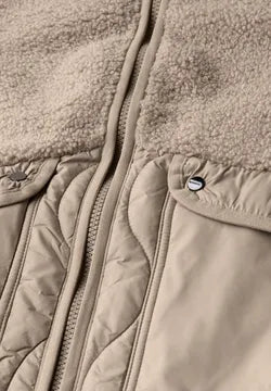 Street One Teddy coat with quilted bottom