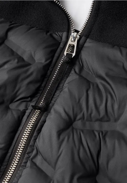 Street One Quilted short jacket with wool Panels 202254