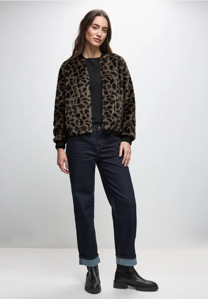 Street One Fake Fur Bomber Jacket 212717