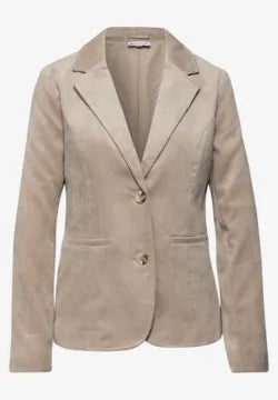 Street one Corduroy Blazer in Soft morning beige