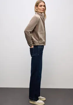 Street one Corduroy Jacket with Zip and Pockets