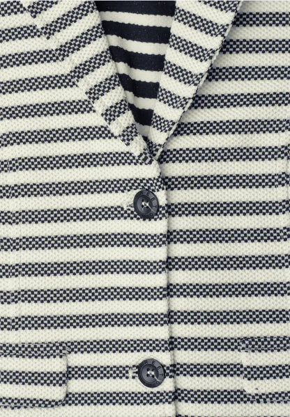 Street One Soft blazer in Navy Stripe 213023 Navy