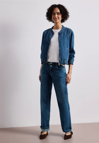 Street One Denim Jacket with Zip  213032