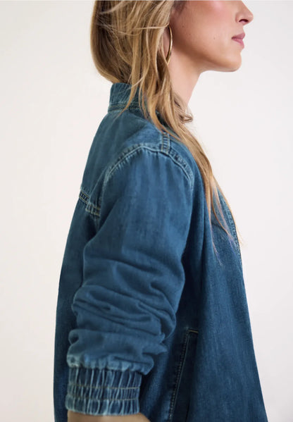Street One Denim Jacket with Zip  213032