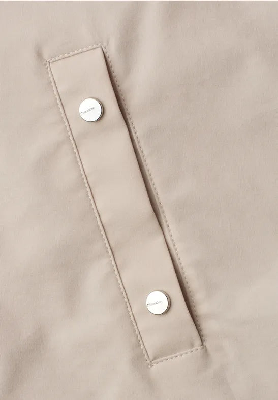 Street One light weight jacket with Zip in Sand 213099 Sand