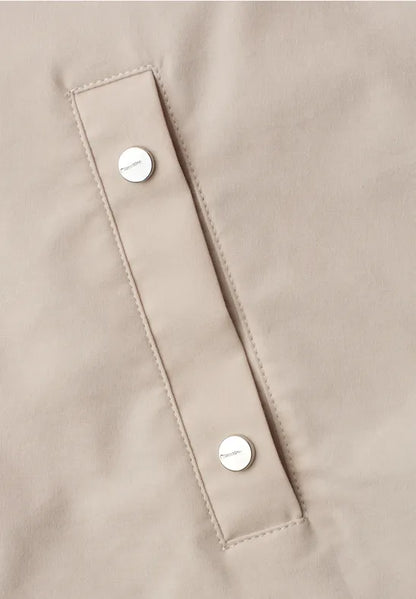Street One light weight jacket with Zip in Sand 213099 Sand
