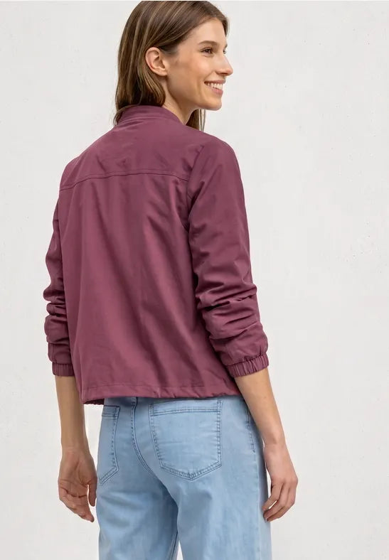 Street One Light Weight Jacket with zip Grape 213099