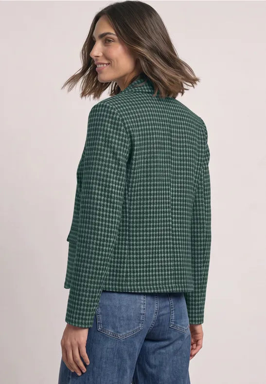 Street One Basic blazer with lapel collar and pattern 213215