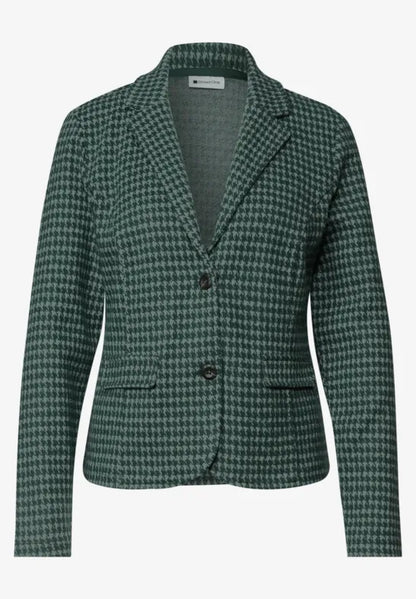 Street One Basic blazer with lapel collar and pattern 213215