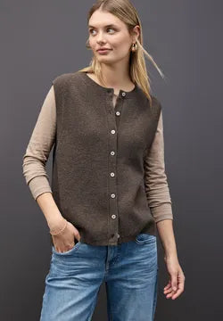 Street One Sleeveless Cardigan 254032