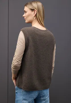 Street One Sleeveless Cardigan 254032