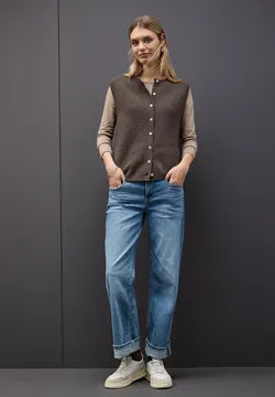 Street One Sleeveless Cardigan 254032