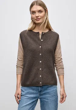 Street One Sleeveless Cardigan 254032