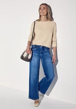 Street One sweatshirt in Beige 322953
