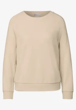 Street One sweatshirt in Beige 322953
