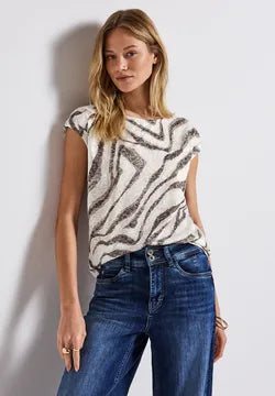 Pattern Burnout T Shirt Street One 323574