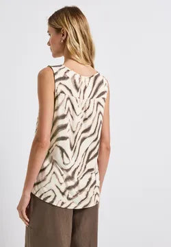 Street One Print sleeveless top 323584 Print