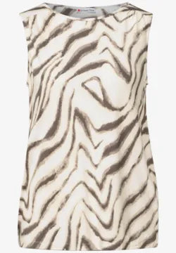 Street One Print sleeveless top 323584 Print