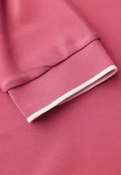 Street One Silk look sweatshirt in Coral 323881