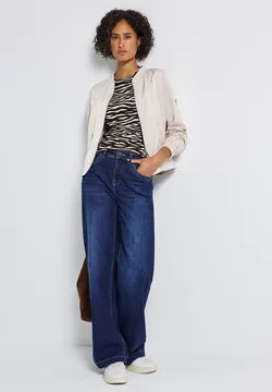 Street One Animal print turtle neck 324030