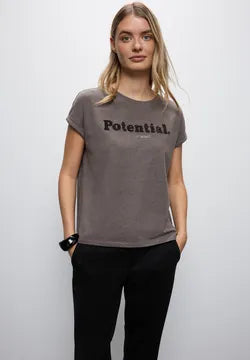 Street One Top with Boucle Wording 324043