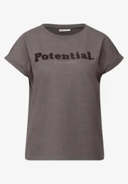 Street One Top with Boucle Wording 324043