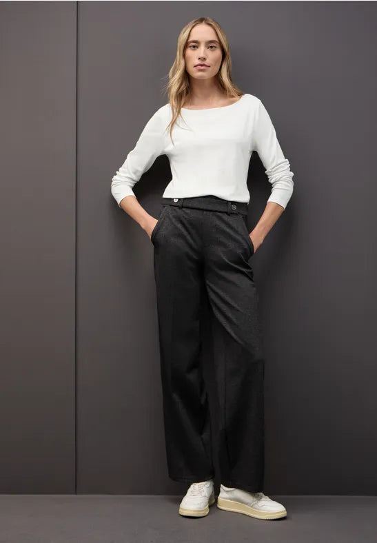 Street One Double Layered Cotton long sleeve T shirt   324176