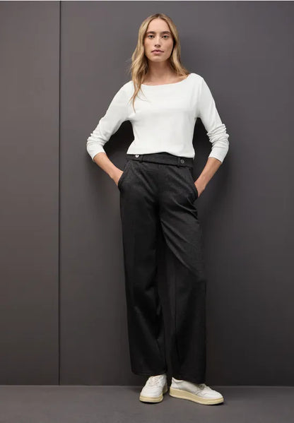 Street One Double Layered Cotton long sleeve T shirt   324176